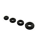 Gummi cable gland black mounting hole 12mm inside 10m