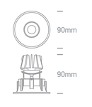 Hamal LED 11W, 820lm, 3000K, 230V, IP20, 38°, alb