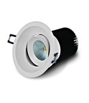 Ina-R/A1 LED 12W 3000K 1100lm, dimabil, 700mA, IP20, alb