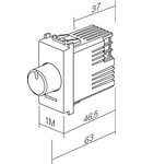 Insert dimmer pentru sarcini RL 40-300W, 1M, negru