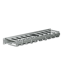 IS-1 cable manager 19" 1U RAL7035 lightgrey