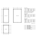 IS-1 Enclosure IP54 with side panels 80x210x80 RAL9005