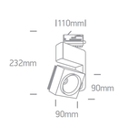 Jay-Q/A2 LED 25W 4000K 1900lm, IP20, alb