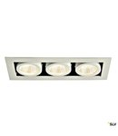 KADUX LED Triple DL Set, 3000K38°, alb mat