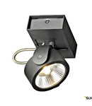 KALU LED 1,negru,3000K,60°lampa plafon/perete