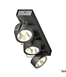 KALU LED 3,negru,3000K,60°lampa plafon/perete