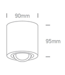 Kanda-R COB LED, 6W, 230V, 3000K 480lm, 36°, IP20, alb