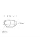 Kello 2 LED, 10W, 600lm, 3000K, 230V, IP54, alb