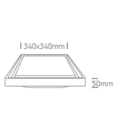 Larry-S SMD LED 30W 3000K, 2500lm, 100-240V IP54,antracit