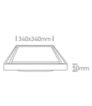 Larry-S SMD LED 30W, 3000K, 2500lm, 100-240V IP54, alb