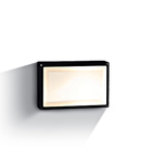 Laza Wall luminaire eckig 2x20W, E27, 100-240V, IP54, negru