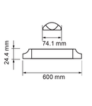 LED 20W 2400lm 3000K 220-240V IP20 110° 600mm