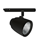 LED 3-Phase Rail Spotlight, 40°, 31W, 3000K black