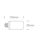 LED 6W, E27, 1600K, 100-240V, IP20, flackernde Flamme