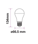 LED Classic 17W E27 1521lm 3000K A65 220-240V IP20 200°