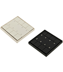 LED DALI Push button dimer Mono 4 Zone (Groups) - alb