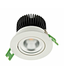 LED Downlight 68 8,5W CRI 95 IP44 Dim to warm, alb