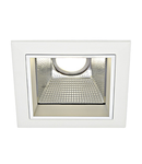 LED Downlight PRO S, pătrat, alb, incl.LED modul 800, 4000K