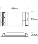 LED driver 230V 8-50W 180mA dimmable