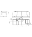 LED driver LC 100W 24V SC SNC cu dispozitiv detensionare