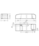 LED driver LC 60W 24V SC SNC cu dispozitiv detensionare