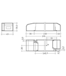 LED driver TD 35W, 24VDC DALI & Switch Dim Mono MM IP20