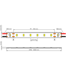 LED Flexstrip 108 NW IP43, RA80+,2040lm/m,23,5W/m L=5m,24VDC