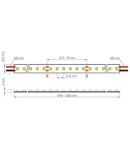 LED Flexstrip 48 UWW IP43, Ra90+,800lm/m, 5W/m L=5m, 24VDC