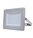 LED Floodlight 100W 8000lm 3000K 220-240V IP65 100° grey