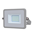 LED Floodlight 20W 1600lm 3000K 220-240V IP65 100° grey