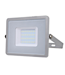 LED Floodlight 30W 2400lm 3000K 220-240V IP65 100° grey