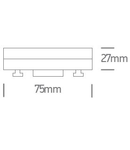 LED GX53, 7W, 3000K, 500lm, 100-240V