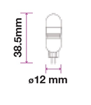 LED Pin 1,5W G4 100lm 3000K IP20 300°