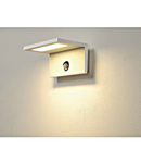 LED SENSOR WL, LED Outdoor wall light, IP44, white, 3000K