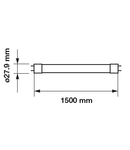 LED Tube T8 22W 3000lm 6400K 220-240V 160° 1500mm