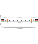 LED-banda 72 RGB-IP43, 100% Mix 309lm/m, 15,8W/m L=5m