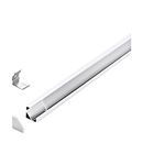 LED-Stripe Corner Profile Clear Cover white, 1000mm