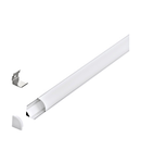 LED-Stripe Corner Profile opal semicircular cover wh 1000mm