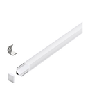 LED-Stripe Corner Profile semi-transparent cover wh 2000mm