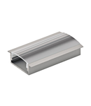 LED-Stripe Profile RE Clear cover, anodized, 1000mm