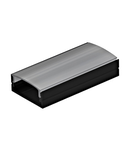 LED-Stripe Profile RE satin Cover black, 1000mm