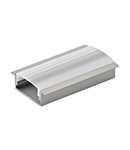 LED-Stripe Profile RE satin cover, anodized, 1000mm