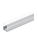 LED-Stripe Profile RE satin cover, anodized, 2000mm