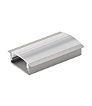 LED-Stripe Profile RE satin cover, anodized, 2000mm