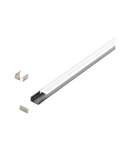 LED-Stripe Profile RE, satin cover, anodized, 1000mm