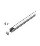 LED-Stripe Profile RE, satin cover, anodized, 1000mm