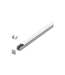 LED-Stripe Profile RE, satin cover, anodized, 2000mm