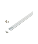 LED-Stripe Profile recessed with Clear Cover white 2000mm