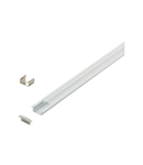 LED-Stripe Profile recessed with Clear Cover white 3000mm