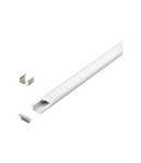 LED-Stripe Profile recessed with opal Cover white 1000mm